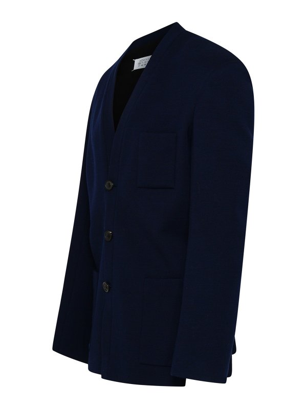 Maison Margiela: Vestes de costume online - Blazer - Bleu