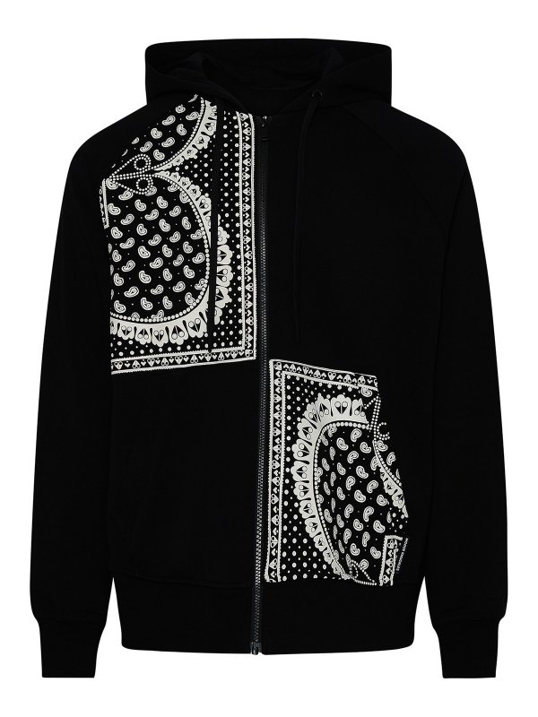 MOOSE KNUCKLES: Felpe e maglie - Felpa in cotone nera