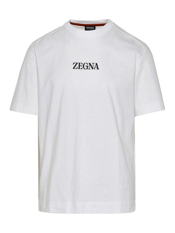 Z ZEGNA: T-shirts - T-Shirt - Weiß