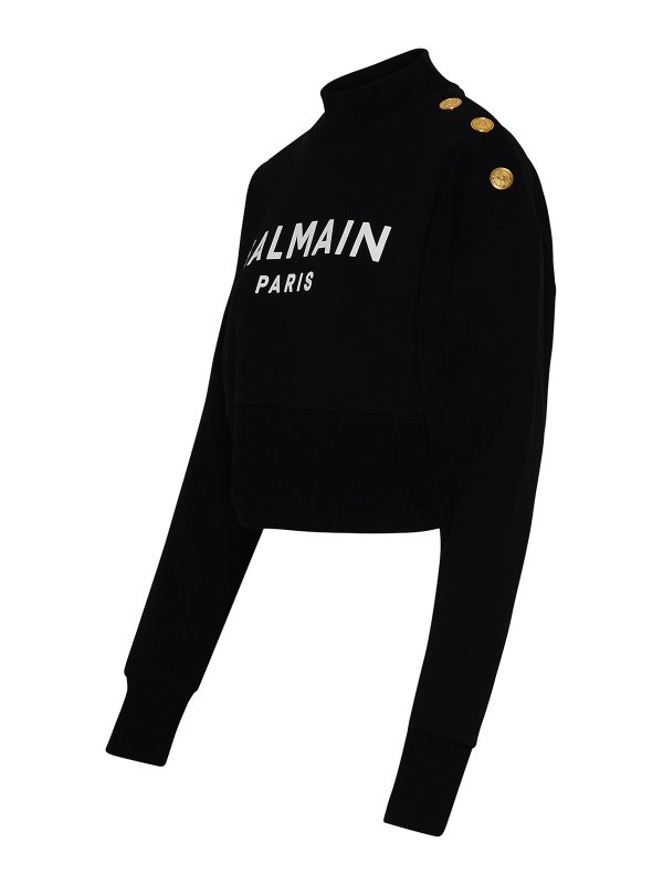 Balmain: スウェット＆セーター online - スウェットシャツ/セーター - 黒