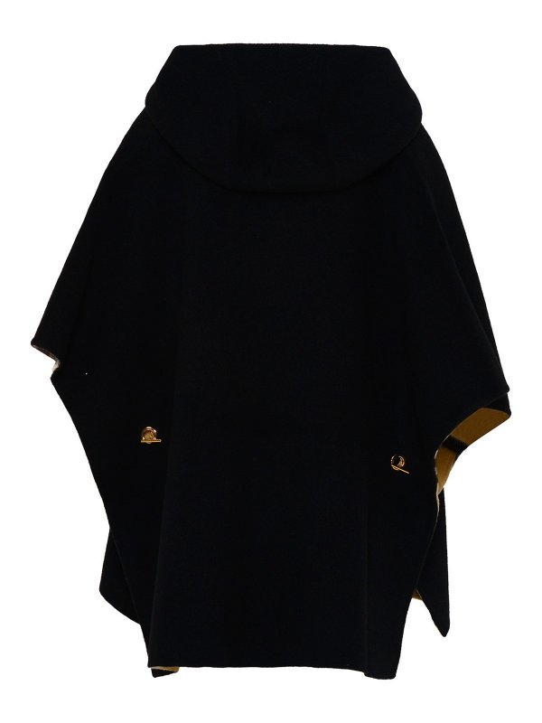 iKRIX BURBERRY: ケープ＆ポンチョ - ケープ/ポンチョ - 黒