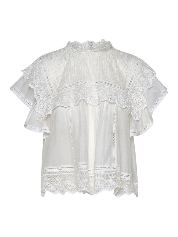ISABEL MARANT: ブラウス - ブラウス - 白