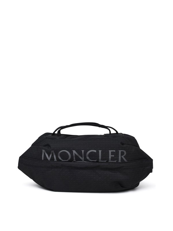 MONCLER: belt bags - Alchemy pouch in black polyamide