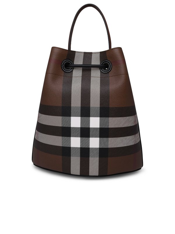 iKRIX BURBERRY: バケットバッグ - バケットバッグ - ブラウン