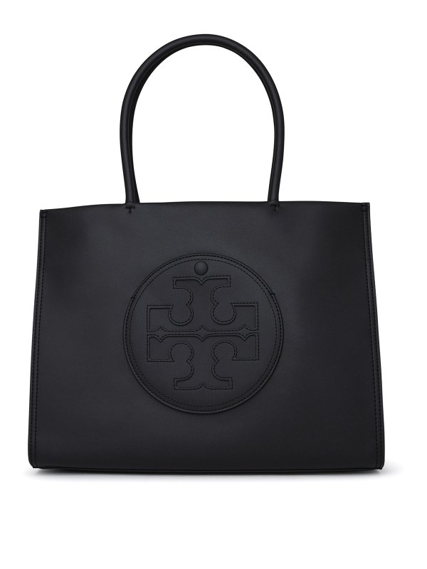 TORY BURCH: totes bags - Ella tote bag in black leather