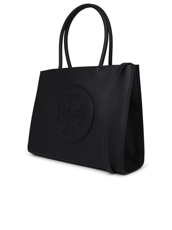 TORY BURCH: totes bags online - Ella tote bag in black leather
