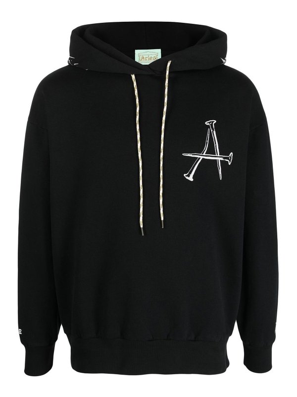 ARIES: Sweatshirts & Pulls - Sweat-Shirts - Noir