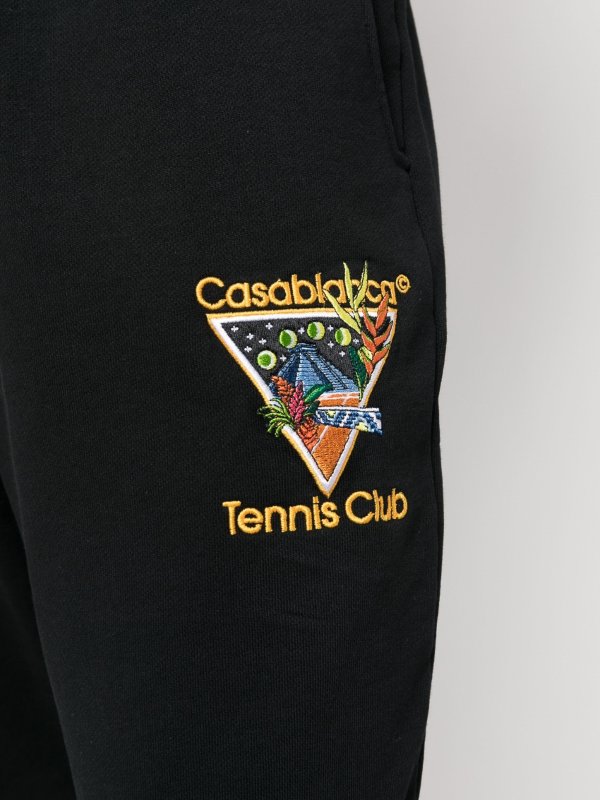 CASABLANCA buy online Tennis club icon embroidered track pants