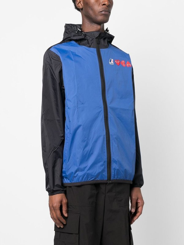 iKRIX COMME DES GARCONS: casual jackets - Logo-print long-sleeved jacket