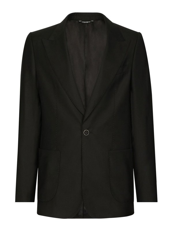 DOLCE & GABBANA: Blazer - Blazer - Schwarz