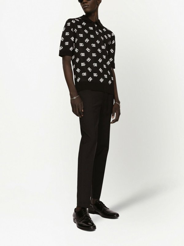DOLCE & GABBANA: Polos online - Polo - Negro