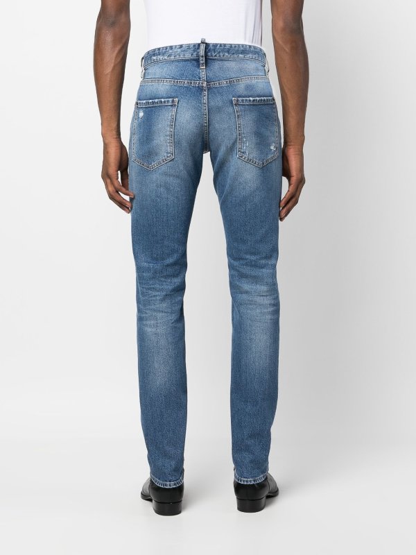 スキニージーンズ - ライトウォッシュ shop online: DSQUARED2