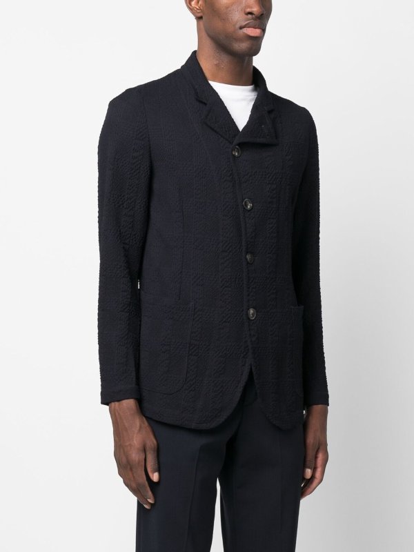 iKRIX EMPORIO ARMANI: blazers - Off-centre button-up blazer