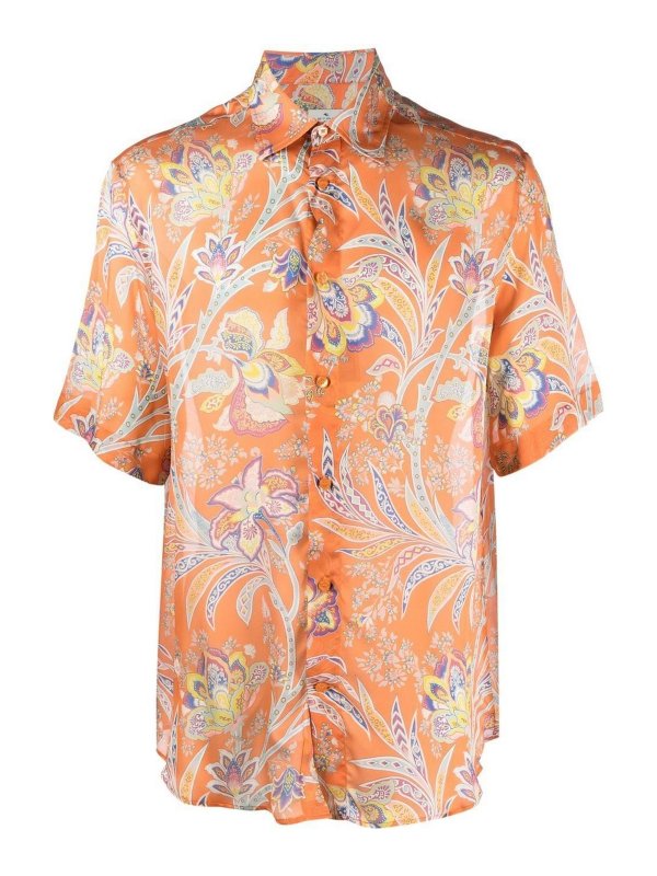 ETRO: Chemises - Chemise - Orange