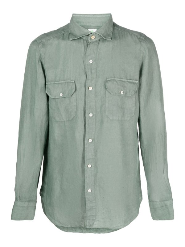 FINAMORE 1925: シャツ - シャツ - 緑