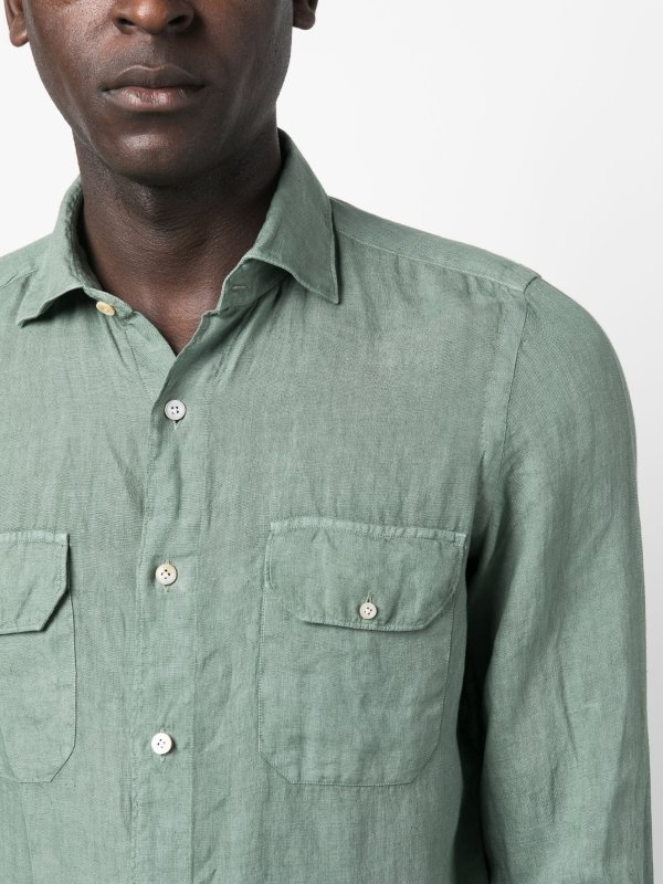 FINAMORE 1925 buy online シャツ - 緑