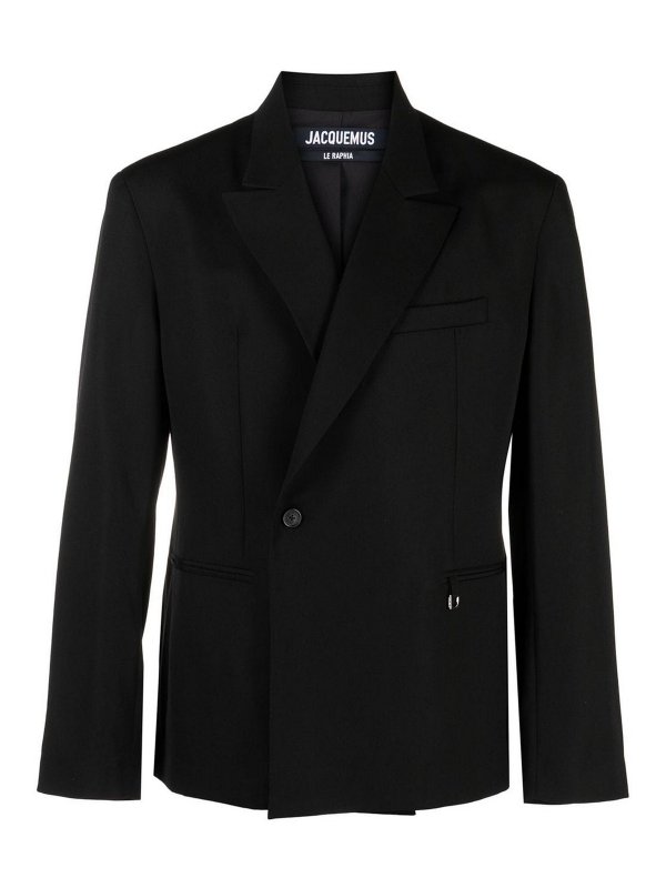JACQUEMUS: Blazer - Blazer - Schwarz