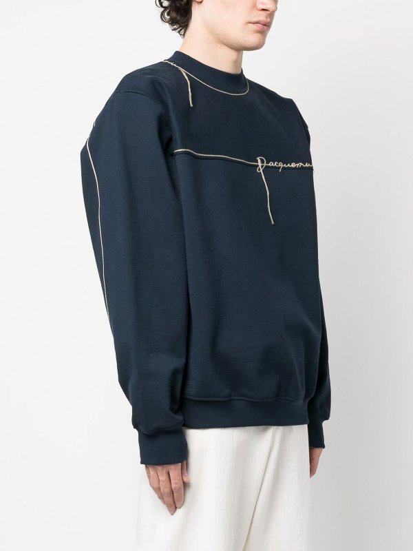 JACQUEMUS: Sudaderas y suéteres online - Sudadera - Azul