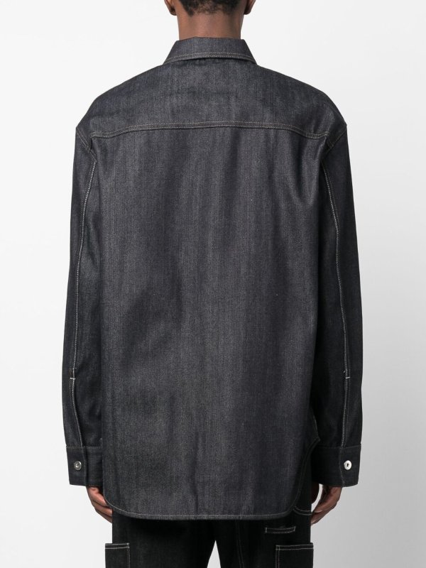 JIL SANDER: Chemises online - Chemise - Bleu
