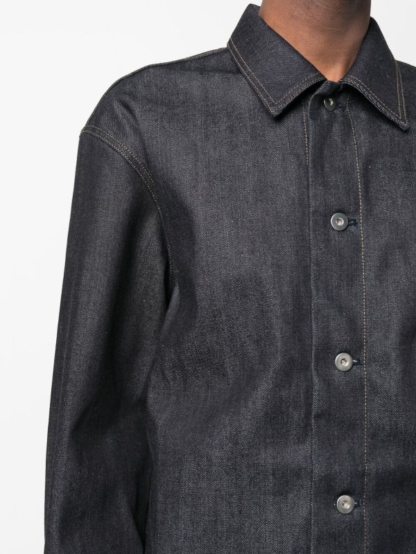 Chemise - Bleu shop online: JIL SANDER