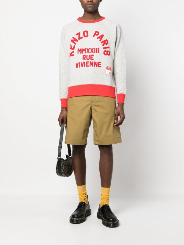 KENZO: Trousers Shorts online - Cotton shorts with pockets