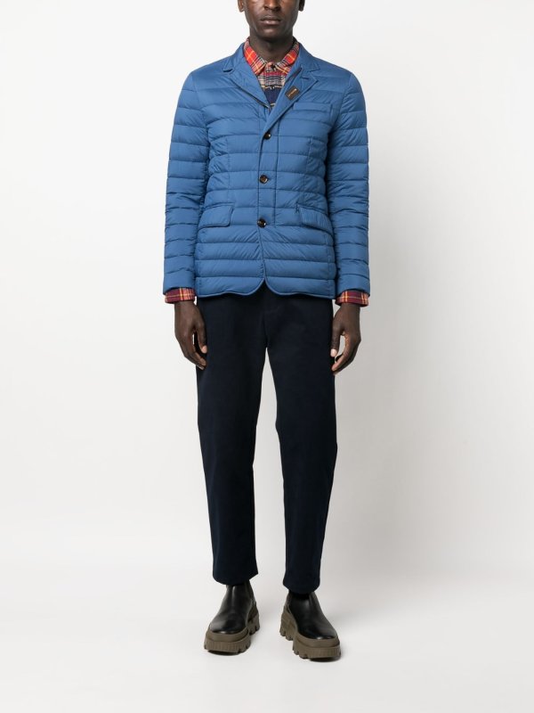 MOORER buy online ダウンジャケット - ブルー