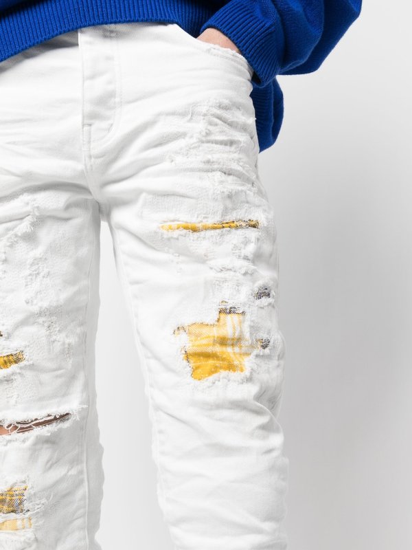 PURPLE BRAND buy online スキニージーンズ - 白