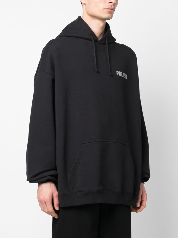 iKRIX VETEMENTS: Sweatshirts & Sweaters - Oversized logo-print hoodie