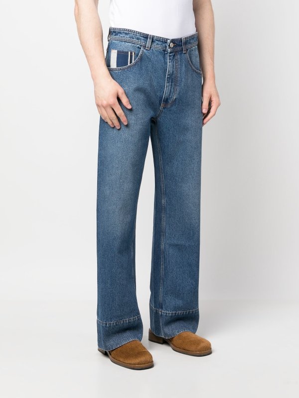 Miles mid-rise wide-leg jeans