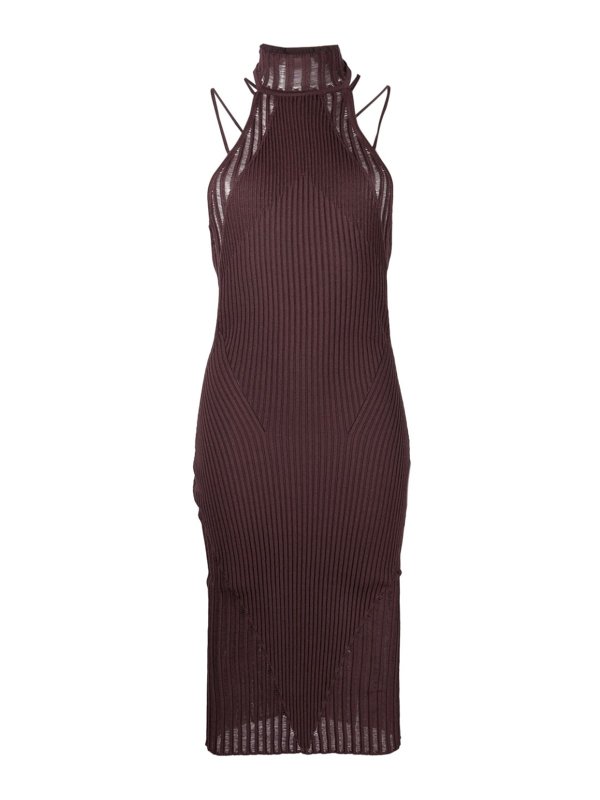 ANDREĀDAMO: ニーレングスドレス - 膝丈ドレス - ベージュ