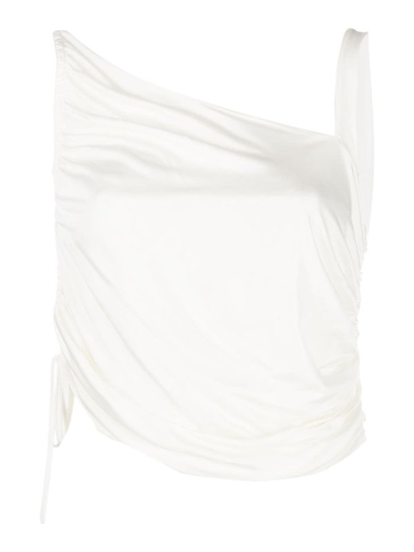 ANDREĀDAMO: Tops y camisetas sin mangas - Top - Blanco