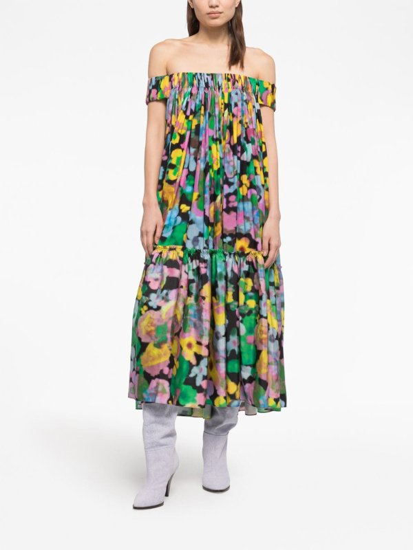 AZ FACTORY: maxi dresses online - Off shoulder maxi dress