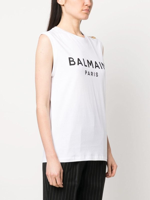 Balmain buy online Top - Weiß