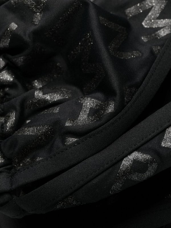 Balmain: bikini online - Bikini a triangolo con logo