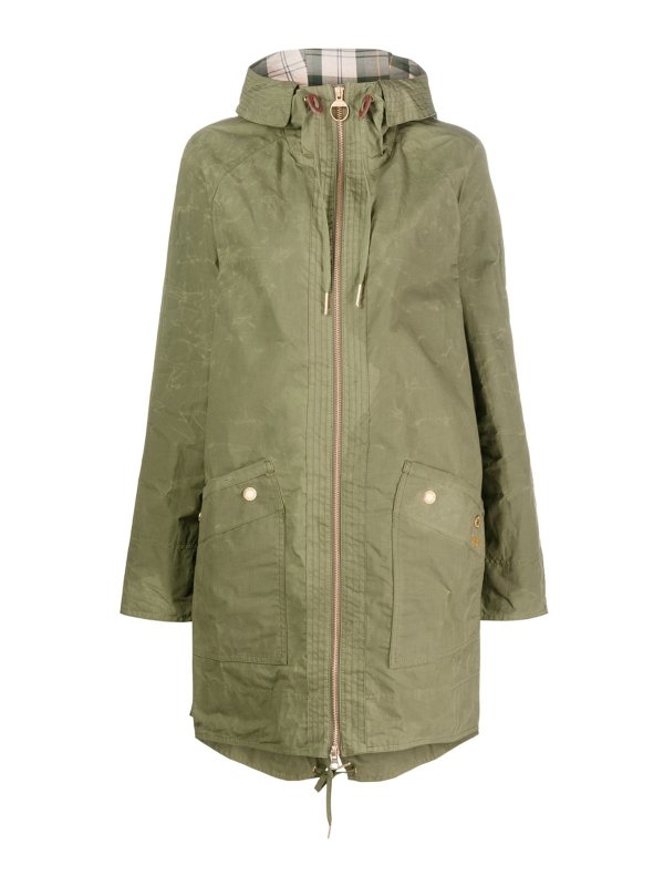 BARBOUR: Parkas - Parka - Grün