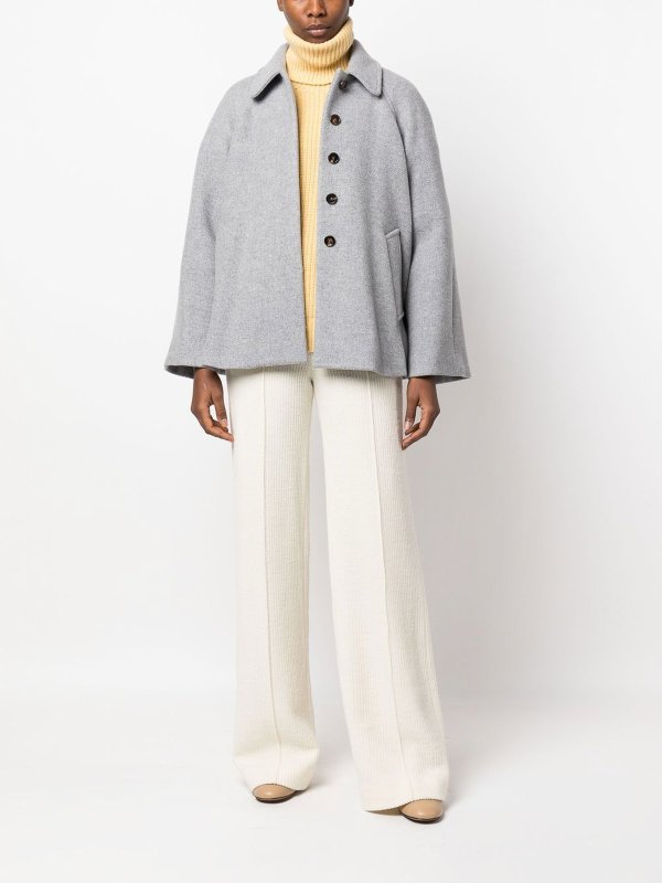 Wool cape coat shop online: CHLOE