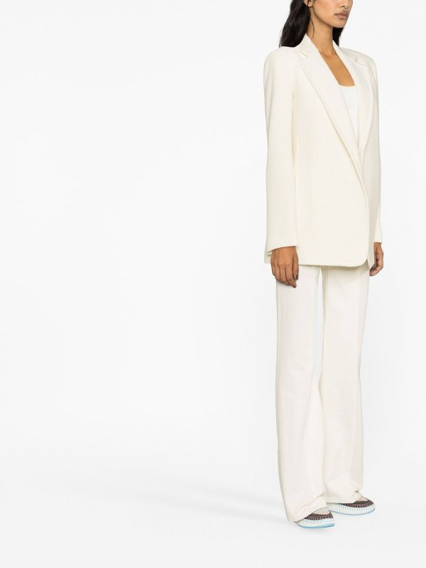 Wool single-breasted blazer jacket shop online: CHLOE