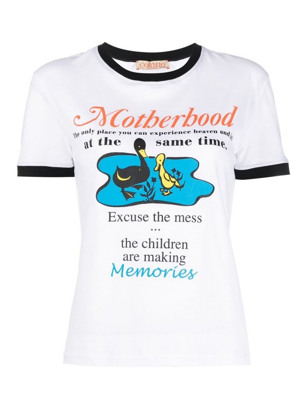 CORMIO: T-shirts - T-Shirt - Weiß