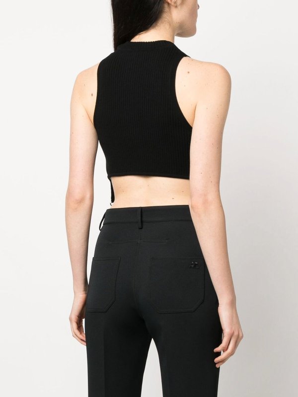 iKRIX Courreges: トップス＆タンクトップ - トップ/タンクトップ - 黒