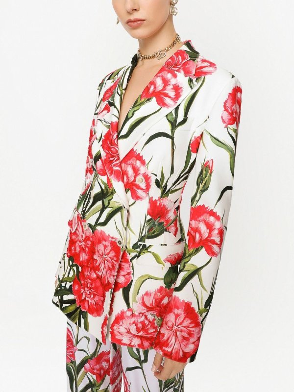 DOLCE & GABBANA: Vestes de costume online - Blazer - Blanc