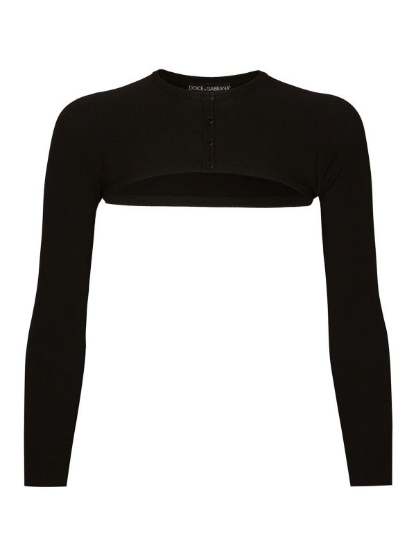 DOLCE & GABBANA: カーディガン - カーディガン - 黒