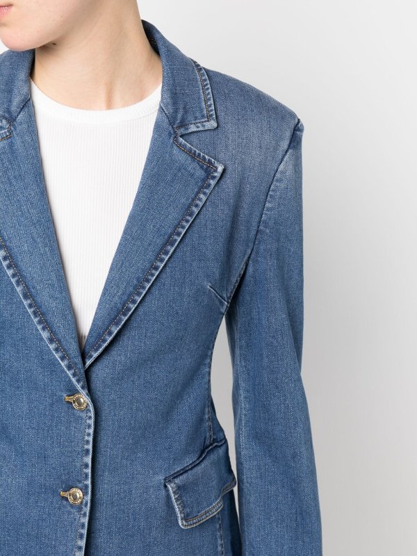 iKRIX ERMANNO SCERVINO: blazers - Single breasted denim jacket