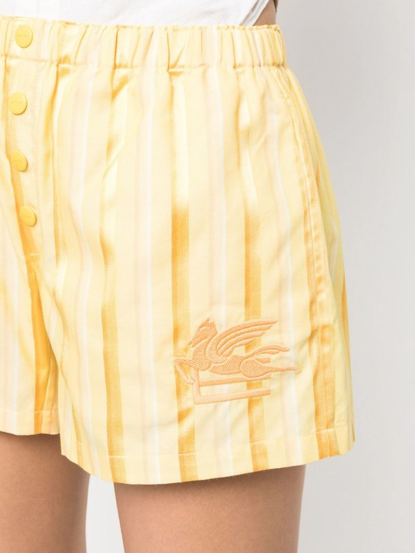 ETRO buy online ショートパンツ - イエロー