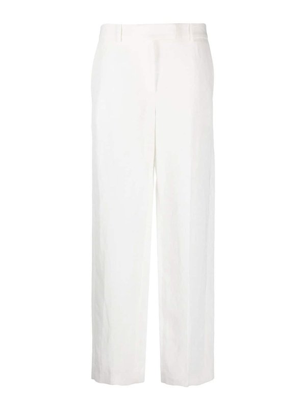 FABIANA FILIPPI: Tailored & Formal trousers - Linen blend trousers