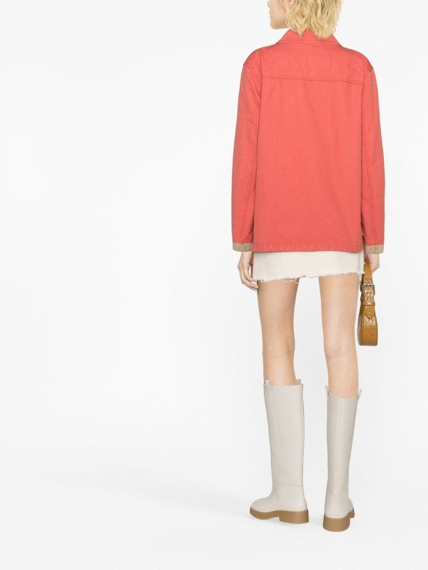 カジュアルジャケット - 赤 shop online: FAY