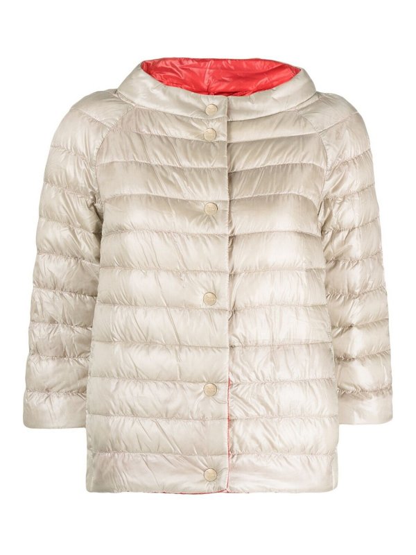 HERNO: giacche imbottite - Mantella reversibile in nylon ultraleggero