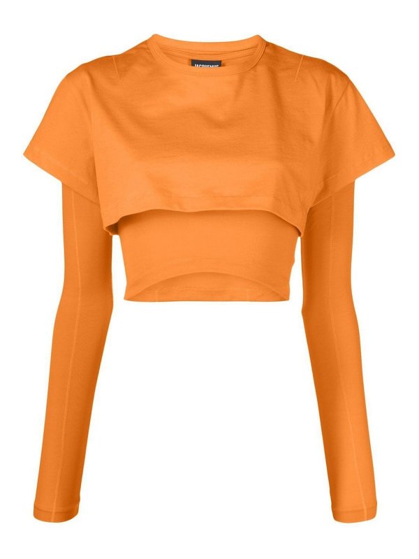 JACQUEMUS: Tops & Débardeurs - Top - Orange