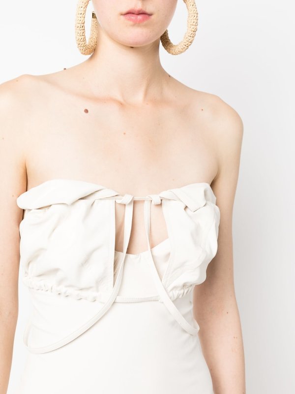 Robe longueur genou shop online Robe Au Genou - Blanc