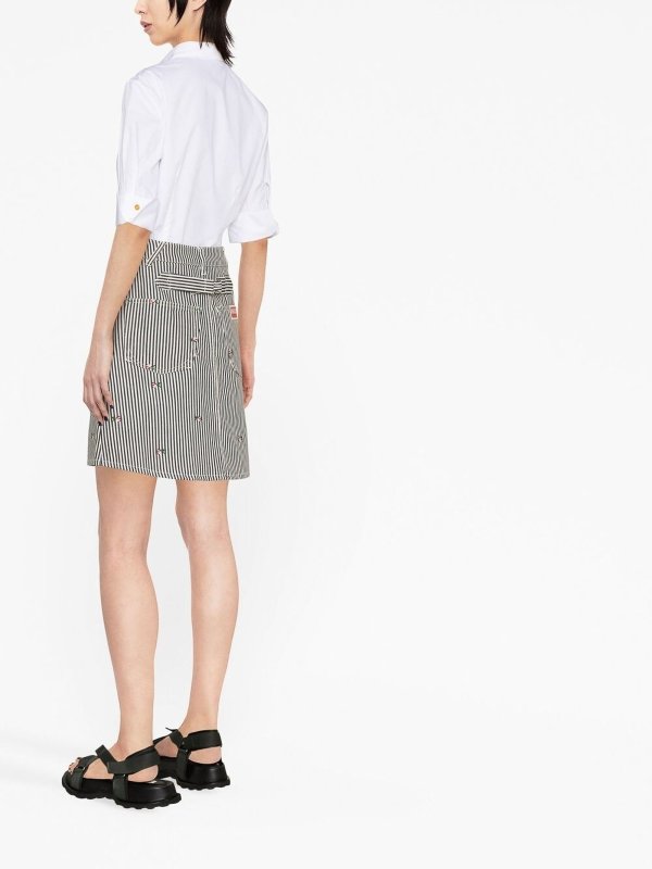 KENZO: gonne al ginocchio  e longuette online - Gonna di jeans a righe