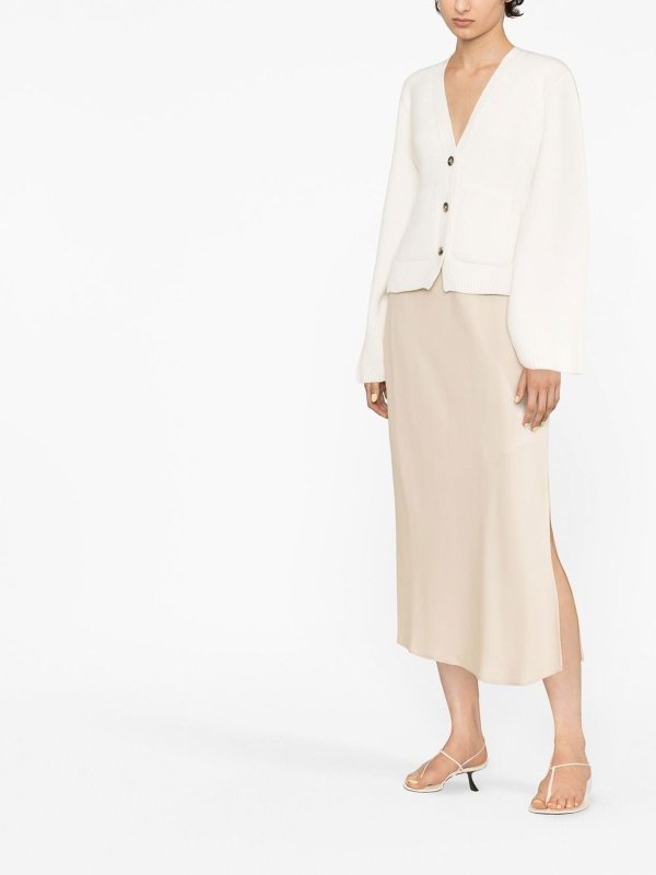 The Best Shops KHAITE: Cardigans - Cardigan - Blanc